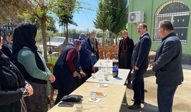 Kadirli Kaymakamı Erdinç Dolu, köyleri ziyaret etti