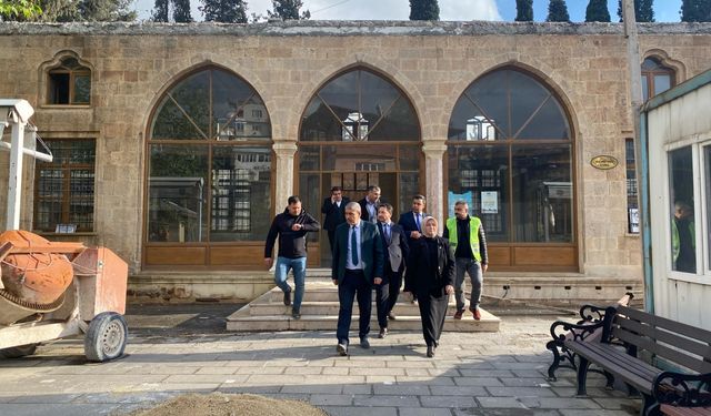 Milletvekili Köksal, Kahramanmaraş'taki tarihi cami restorasyonlarını inceledi