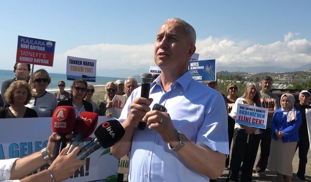 Alanya’da Aytemiz LPG dolum tesisine ’hayır’ eylemi
