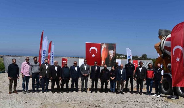 Arsuz’da yıkılan ahırların temeli atıldı