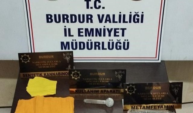 Burdur’da uyuşturucu operasyonunda 1 şüpheli tutuklandı