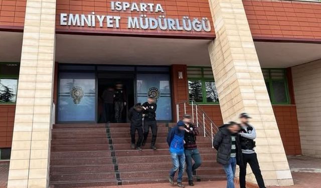 Isparta’da uyuşturucu ticari yapan 3 şahıs tutuklandı