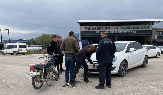 Osmaniye’de otomobil ile motosiklet çarpıştı: 2 yaralı
