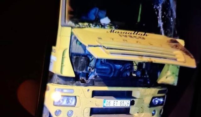 Osmaniye’de tünelde trafik kazası: 1 yaralı