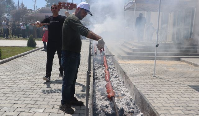 46 Metrelik Mangalda İrişkit Pişirildi