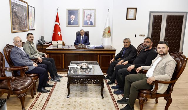 Afşin Avcılar ve Atıcılar Derneği’nden Vali Ünlüer’e Ziyaret