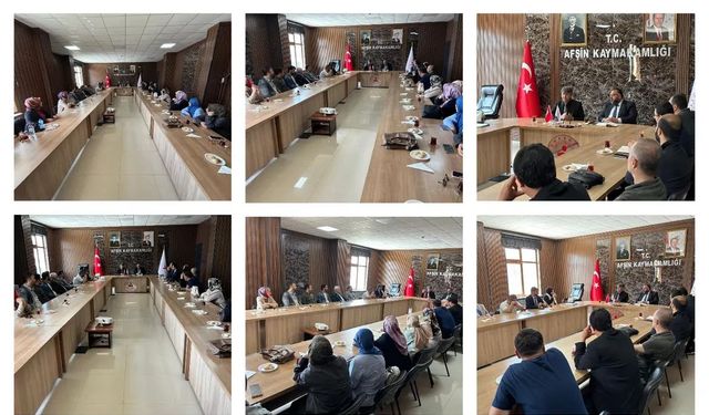 Afşin’de “Gençlere Rehberlik” Konulu  İstişare Toplantısı Gerçekleştirildi