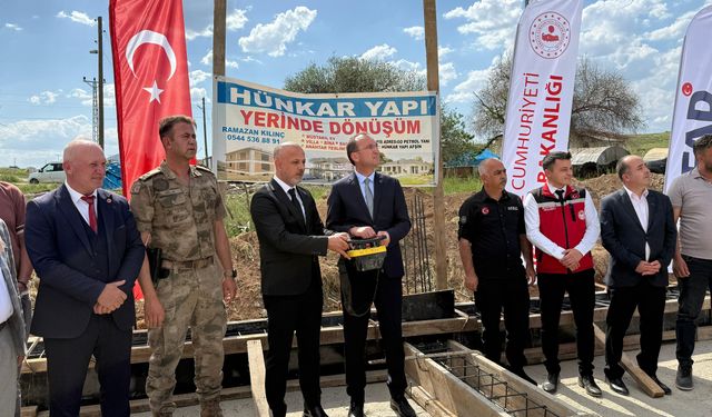Afşin'de İlk Ahır Temeli Soğucak Mahallesi’nde Atıldı