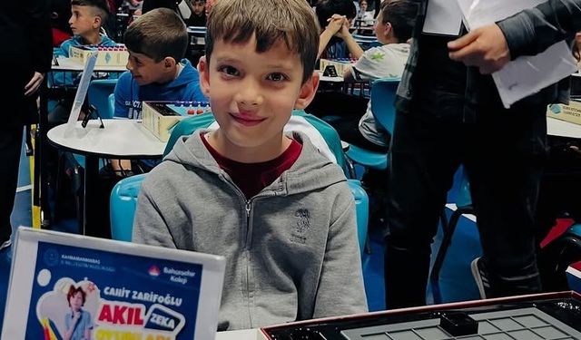 Afşinli Öğrenciden Akıl ve Zeka Oyunlarında İl Üçüncülüğü