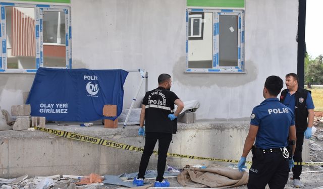 Antalya'da inşaatta yabancı uyruklu bir işçi ölü bulundu