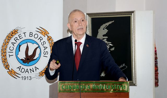 ÇÜTAM, Adana Ticaret Borsası Başkanı Şahin Bilgiç’i konuk etti