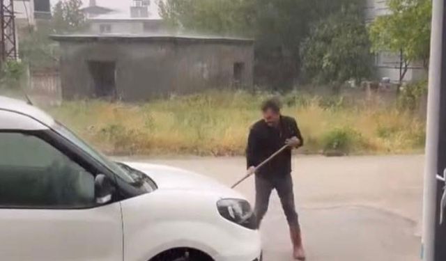 Osmaniye’de şiddetli yağmur hayatı felç etti