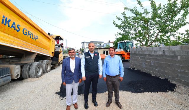 Başkan Toptaş’tan 3 mahalleye 55 milyon TL değerinde asfalt yatırımı