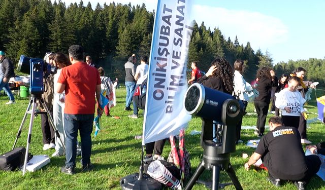 Başkonuş Yaylası'nda Astronomi Gözlem Etkinliği Düzenlendi