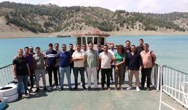 CTE Kahramanmaraş Eğitim Merkezi'nden Kursiyerlere Menzelet Barajı Tekne Turu