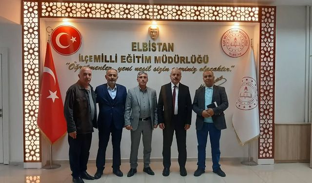 Elbistan İlçe Milli Eğitim Müdürü Gezer’e  Ziyaret