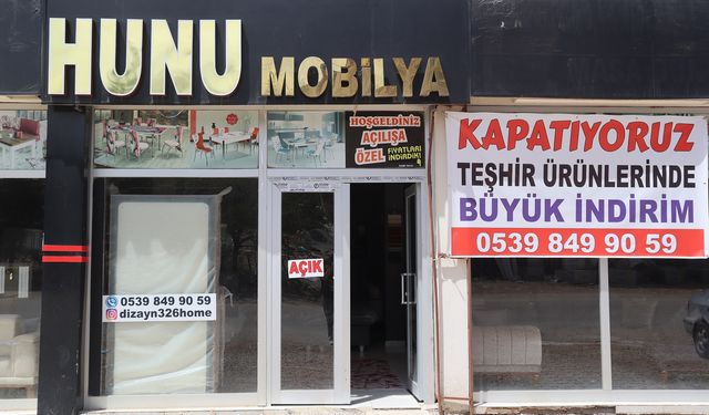 Hunu Mobilya’dan Kapanışa Özel Büyük İndirimler
