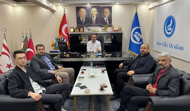 İlçe Ocak Başkanlarından, Afşin Ülkü Ocakları’na Ziyaret