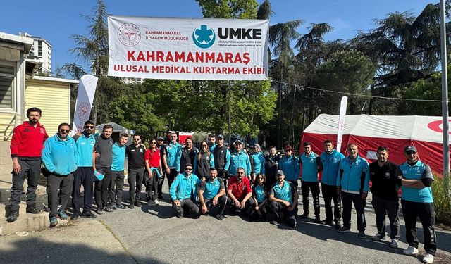 Kahramanmaraş UMKE Ekibi İstanbul Deprem Tatbikatına Katıldı