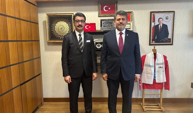 Milletvekili Debgici, Pazarcık Kaymakamı Kaya’yı TBMM'de Ağırladı