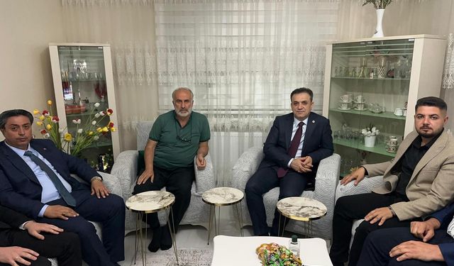 Milletvekili Kurt’tan Terziler Odası Başkanı Sarıoğlan'a Geçmiş Olsun Ziyareti