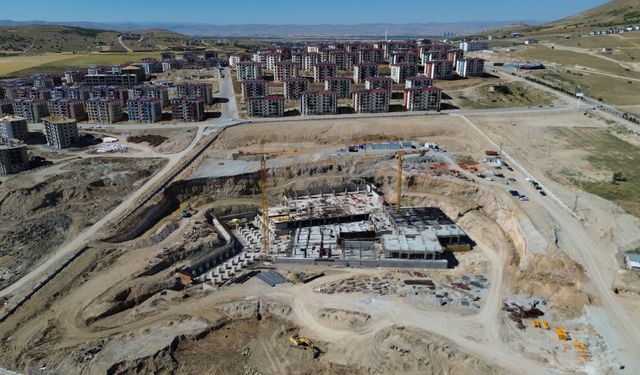 Afşin Yeni Devlet Hastanesi İnşaatı Devam Ediyor