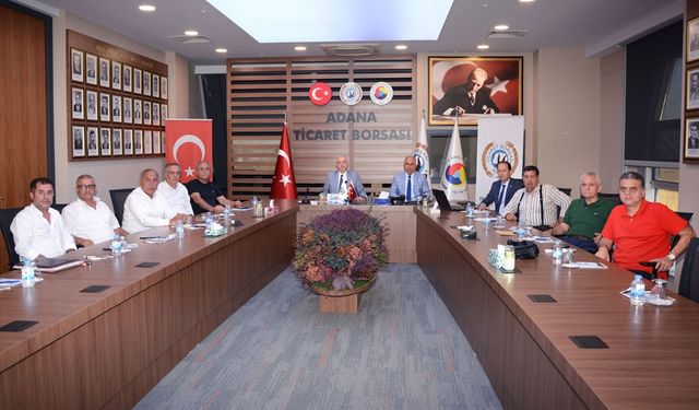 Adana Ticaret Borsasının haziran ayı olağan meclis toplantısı yapıldı