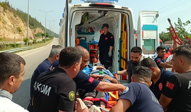 Adana'da elektrik akımına kapılan boyacı yaralandı