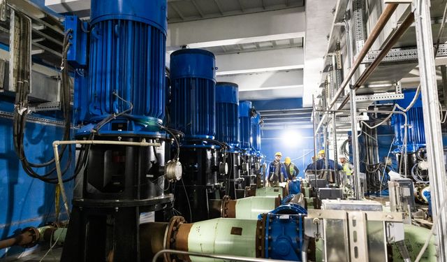 Akkuyu NGS'de su besleme sistemindeki pompaların elektrik motorları devreye alındı