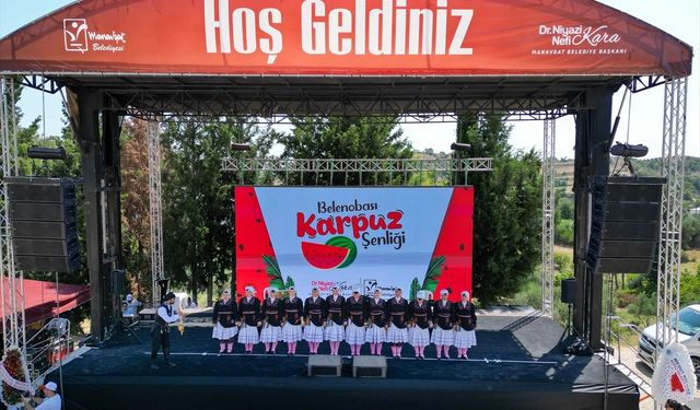 Antalya'da "Belenobası Karpuz Şenliği" düzenlendi