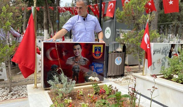 Mersin'de jandarmadan şehitlik ziyareti