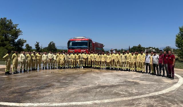 Serik Orman İşletme Müdürlüğü'ne 48 yeni personel