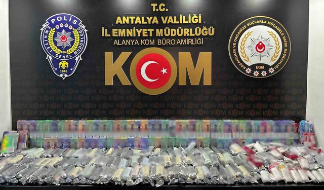 Antalya’da 1 haftada 8 şüpheliye adli işlem yapıldı 2 firari yakalandı