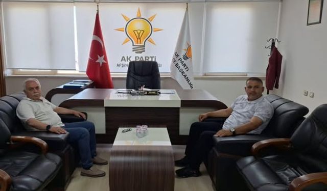 İlçe Başkanları Karabulut ve Aycan Toplantıda Bir Araya Geldi