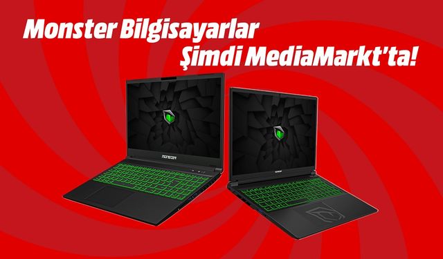 Monster Oyun Bilgisayarları Mediamarkt Mağazalarında