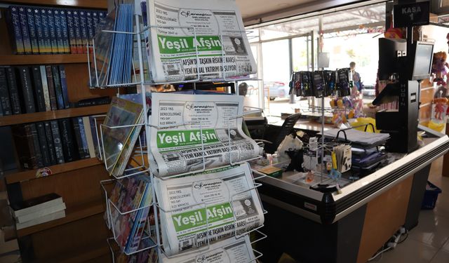 Afşin’de Ulusal Gazete Satışı Sona Erdi! Yeşil Afşin Gazetesi Ayakta Kaldı