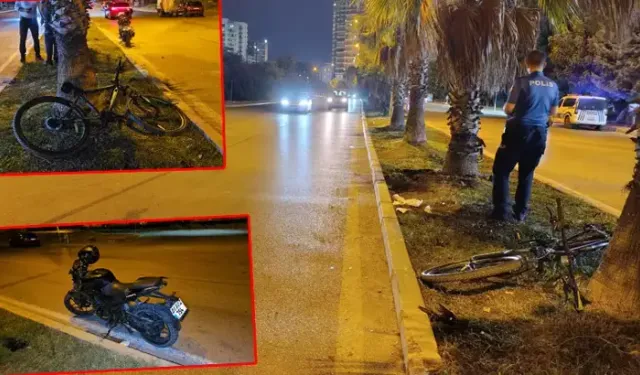Adana'da bisiklet ile çarpışan motosikletin sürücüsü hayatını kaybetti