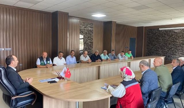 Afşin'de Tarımsal Sulama ve Su Kullanımı Değerlendirme Toplantısı Yapıldı