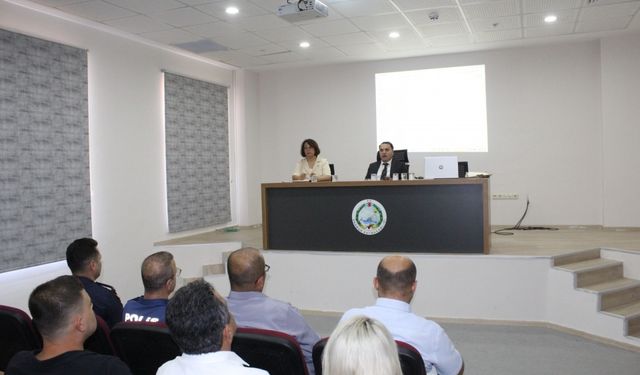 Anamur'da Muhtarlar Toplantısı düzenlendi