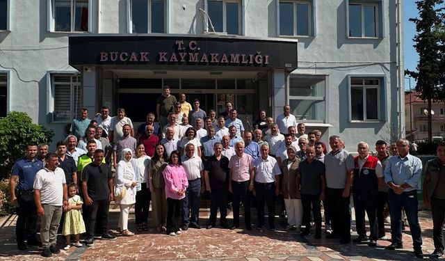 Bucak Kaymakamı Bayram Gale ilçeye veda etti