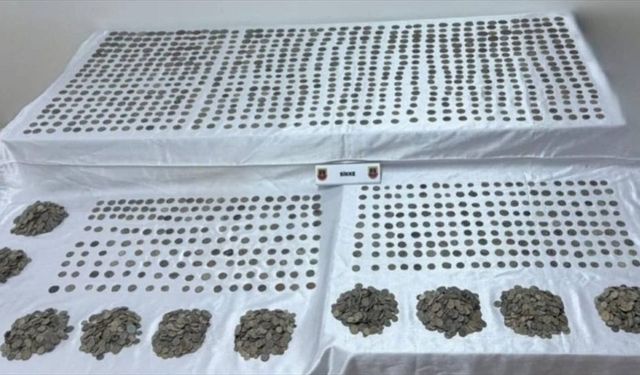 Burdur'da 6 bin 310 sikke ele geçirildi