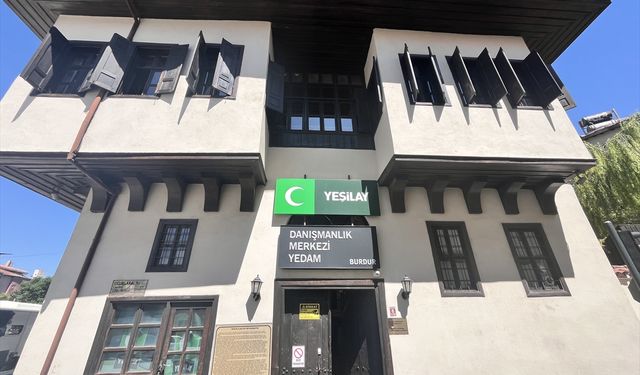 Burdur'da tarihi konakta bağımlılıkla mücadele ediliyor
