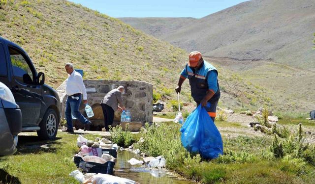 Alanya’da yaylalara katı atık toplama hizmeti sunuluyor