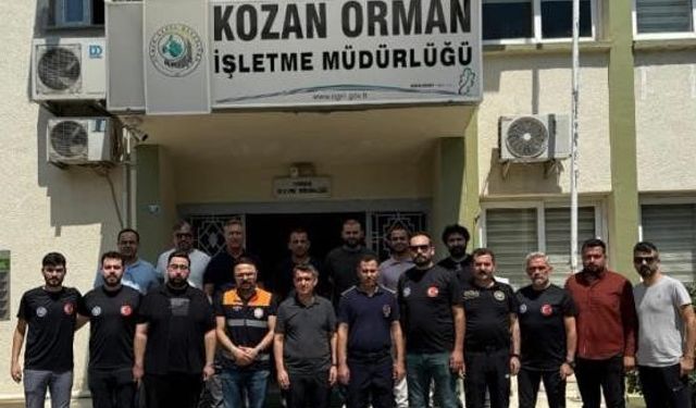 Eskişehir’deki şehitler için Kozan’daki ormancılara taziye ziyareti