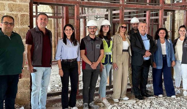 Gazimağusa Heyeti, Mersin’in Kent Mirası Projelerini yerinde inceledi