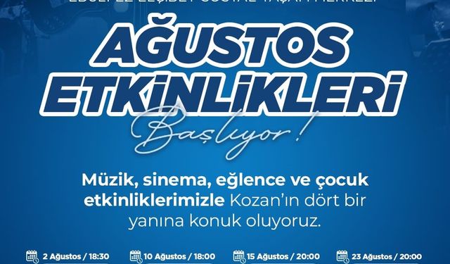 Kozan’da yayla şenlikleri başlıyor