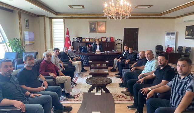 AK Parti ve MHP’den Kaymakam Sarıdoğan'a Ziyaret