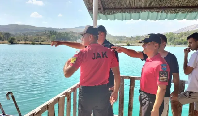 Antalya'da gölde kaybolan genci arama çalışması başlatıldı