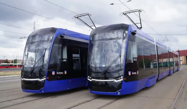 Bozankaya, Sırbistan'daki tramvay projesinde 3 aracı teslim etti