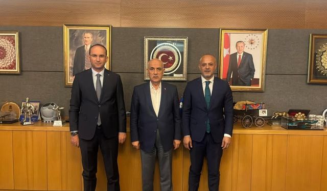 Kaymakam Sarıdoğan ve Başkan Kıraç’tan Milletvekili Kirişci'ye Ziyaret